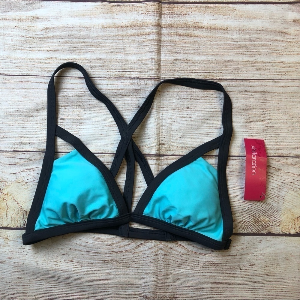 Xhilaration Blue Bikini‎ Top